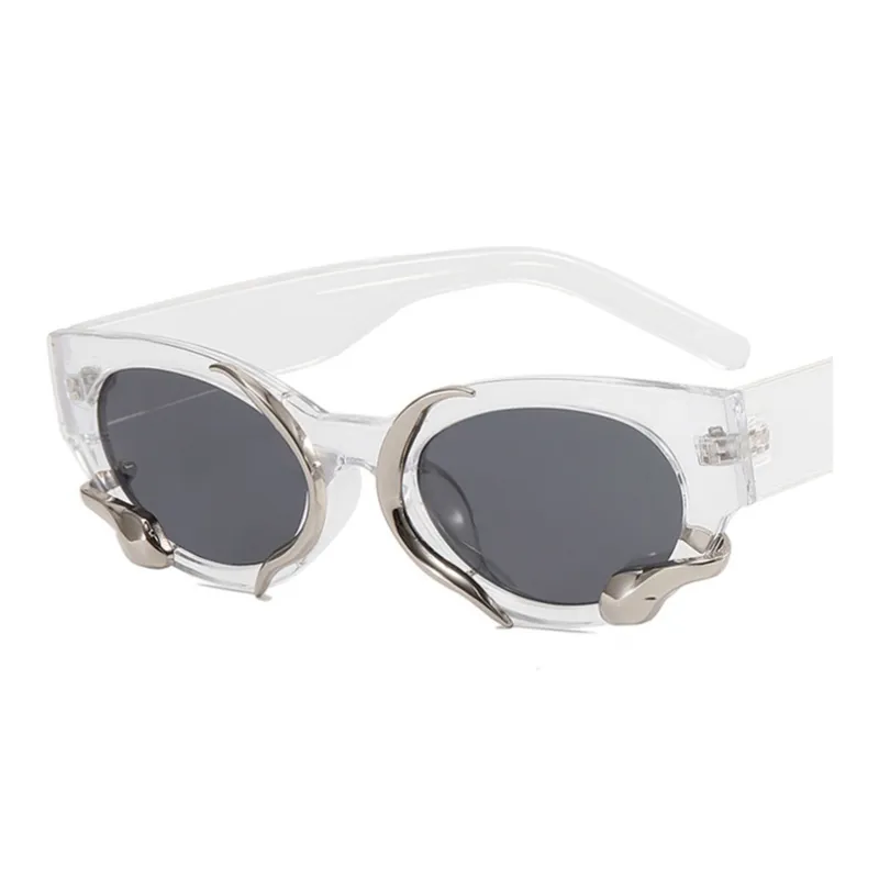 SOMAN PC Irregular Shape Sunglasses Unisex-0