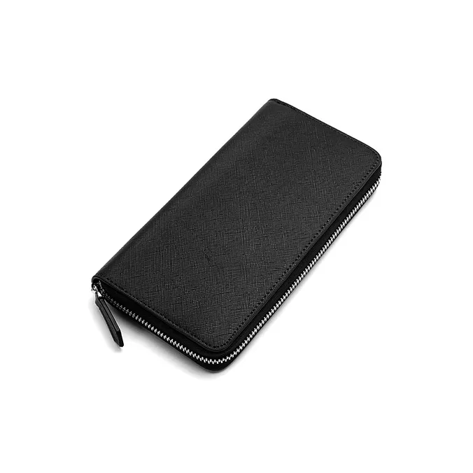 CARTELO Polyester With PU Wallet Men's Black/Coffee/Blue-0
