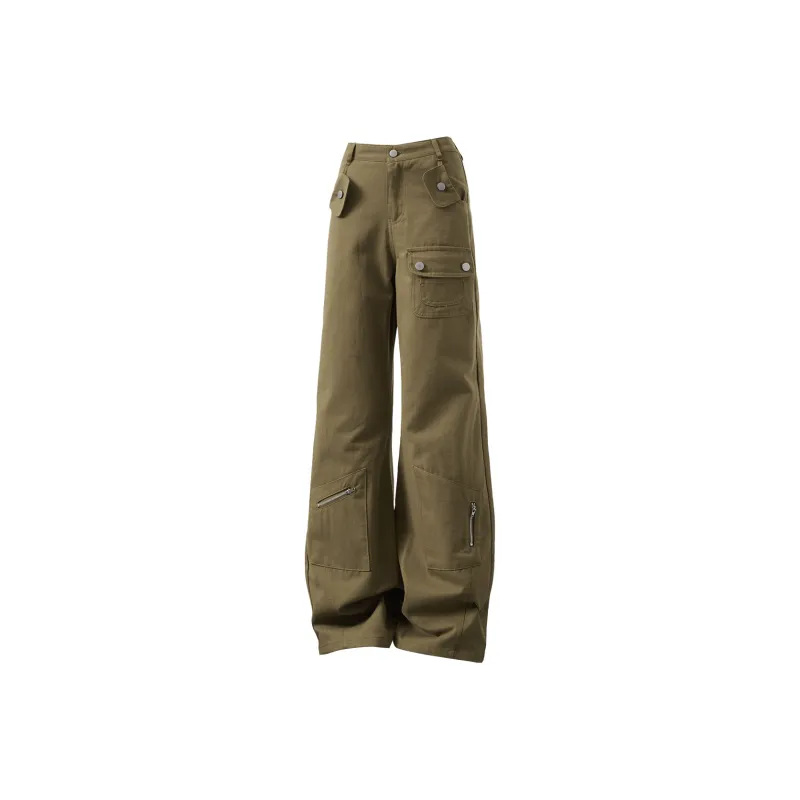 FOASIS Cargo Pants Unisex Khaki-0