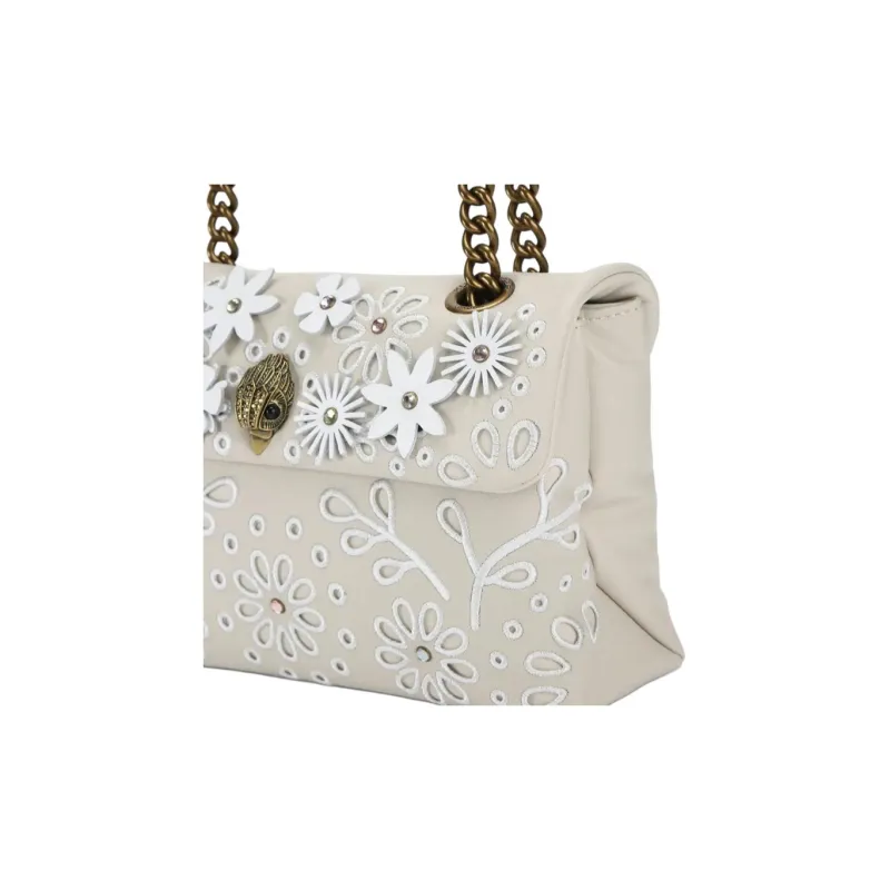 Kurt Geiger London Leather Shoulder Bag Regular Women's Beige-3