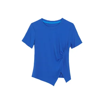 Mu Qingqing T Shirts Women's Colorful Blue