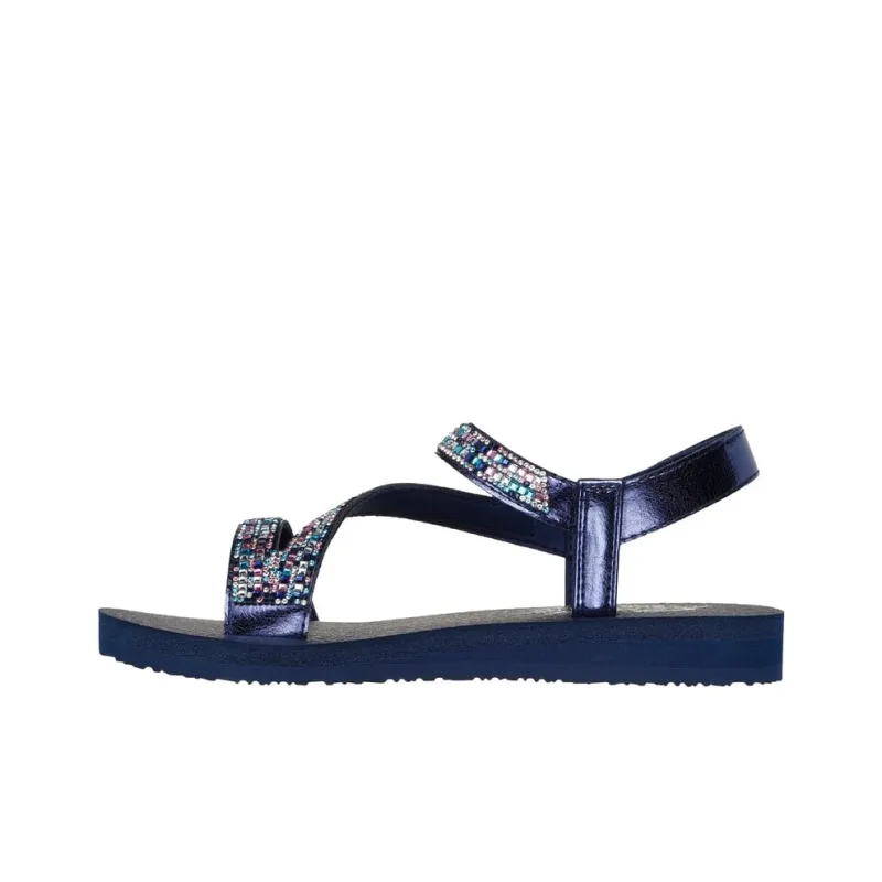 Skechers Meditation Roman Sandals Women's Blue-2
