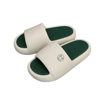 SHIGUDE Sandal Slippers Unisex, Cream White