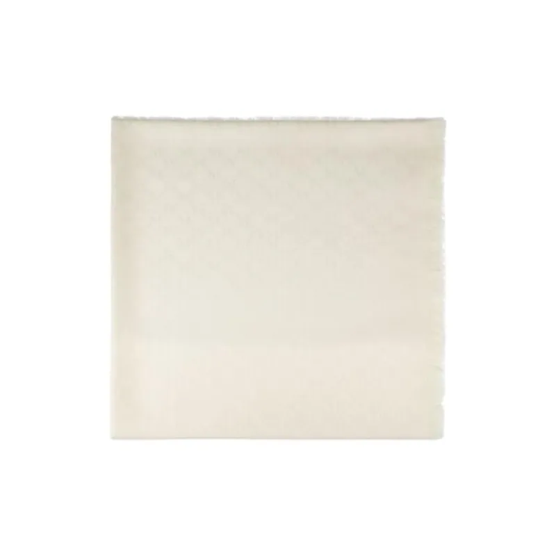 'S MAX MARA Wool Silk Knit Scarves Women's Beige-0