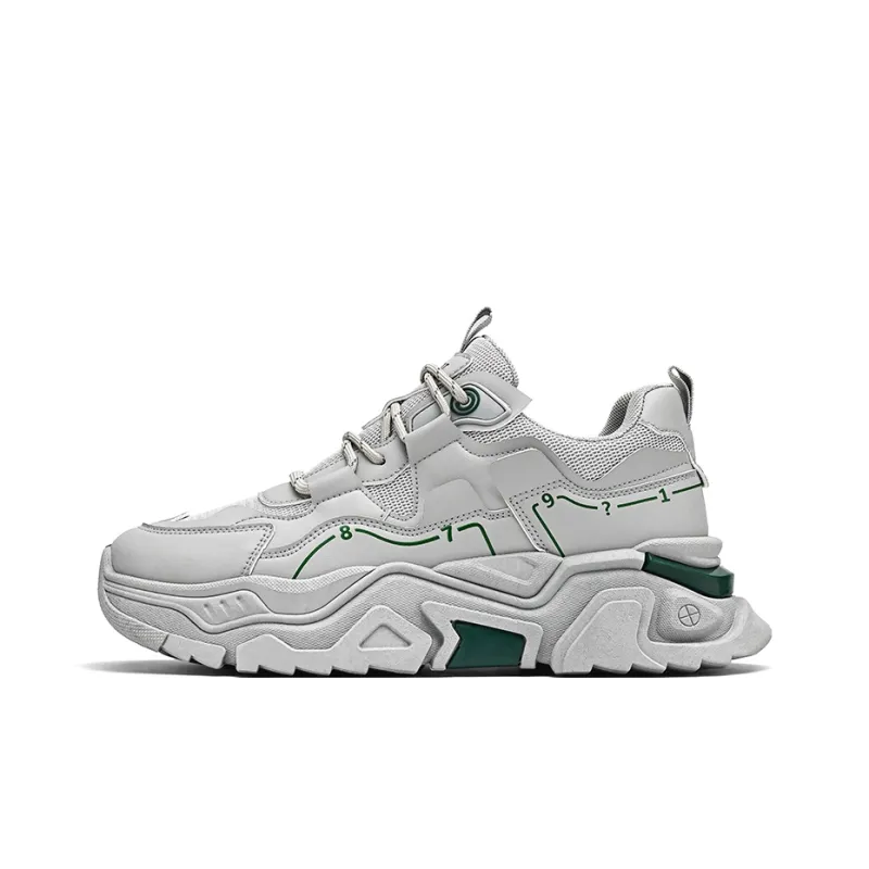 Dao Tu Sen Cushioning And Breathable Low Top Chunky Sneakers Men's-10