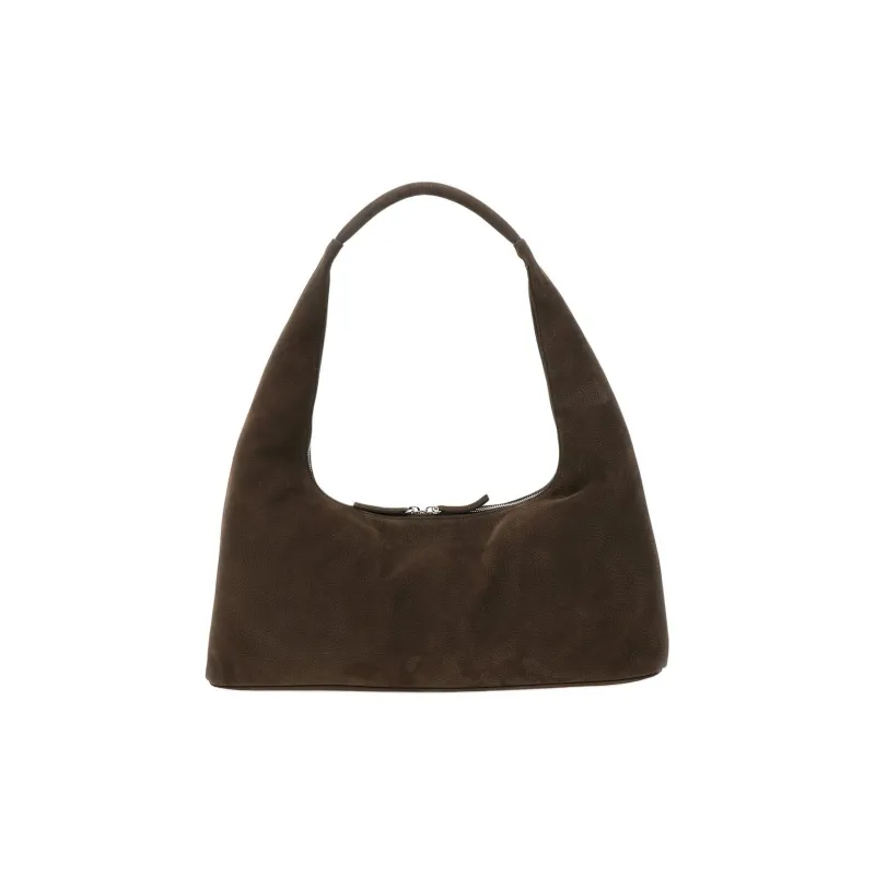 MARGESHERWOOD Cow Leather Shoulder Bag Women's Dark Brown-0