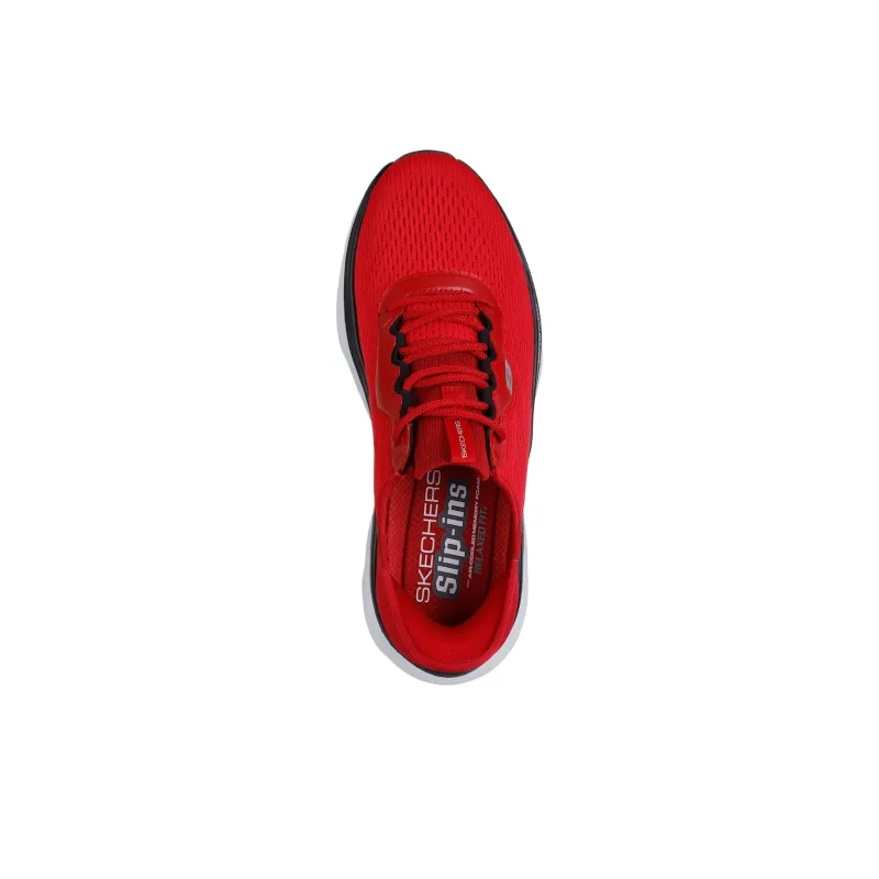 Skechers Relaxed Fit Low Top Casual Shoes Men's Red-3