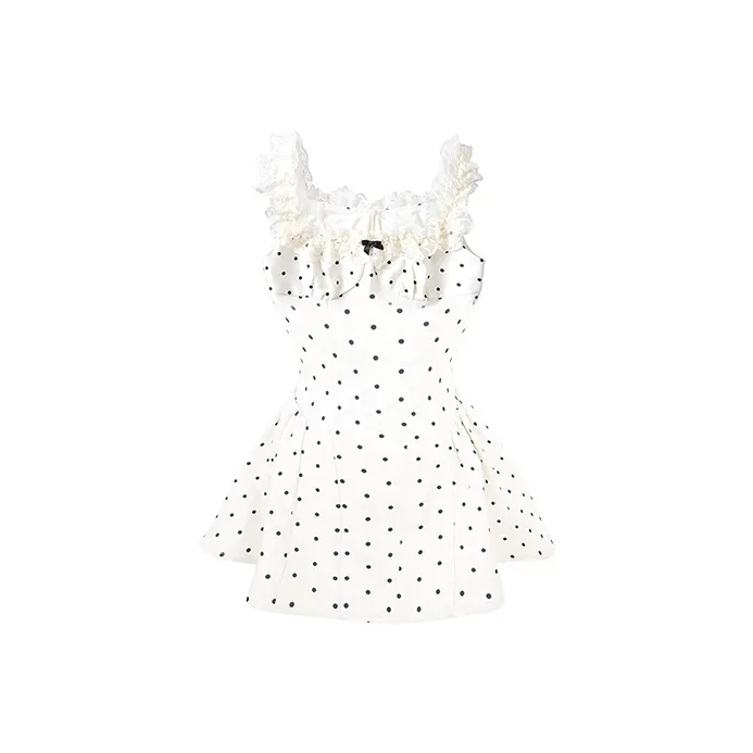 Manekniv Slip Dresses Women's Polka Dot-0