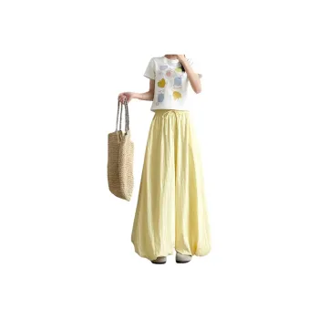 ORIGIN Casual Pants Women's Yellow Pants