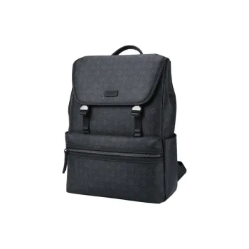 SEPTWOLVES Fabric Backpack Unisex Black