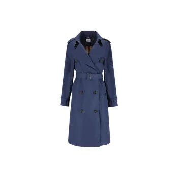 Burberry Trench Coat Women's Blue