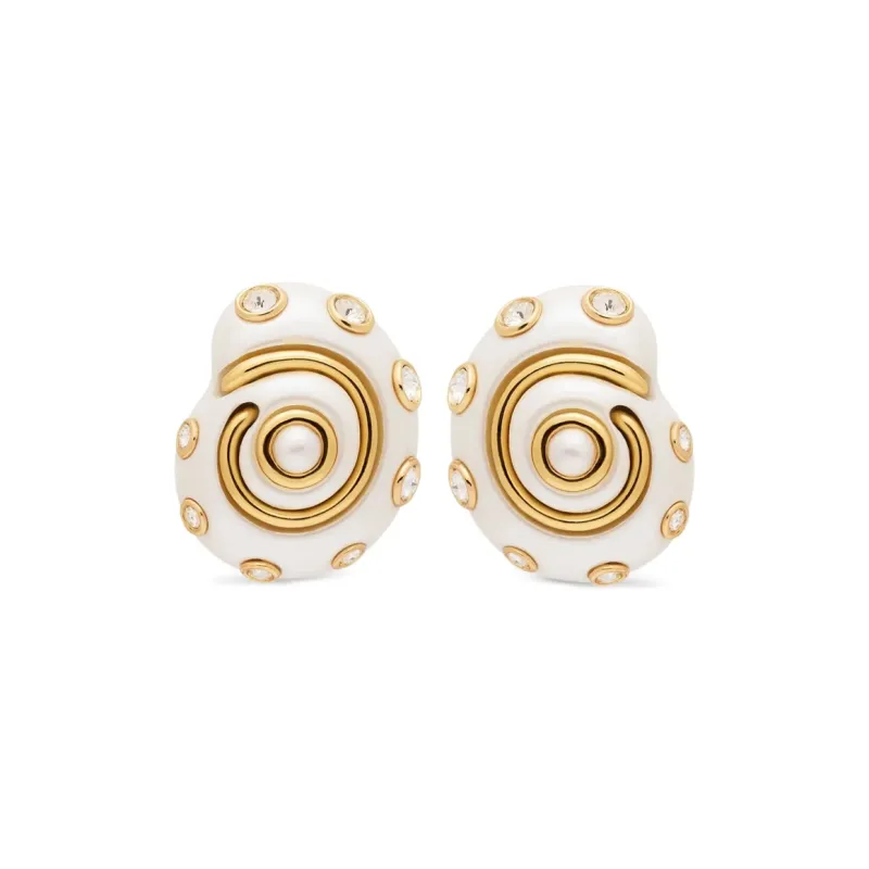 Kenneth Jay Lane Snail Earrings-0