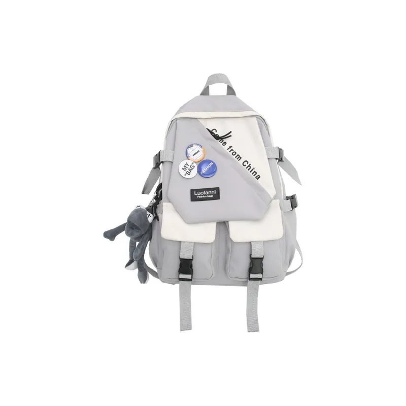H YXIANG Nylon Backpack Regular Unisex Multicolor-1