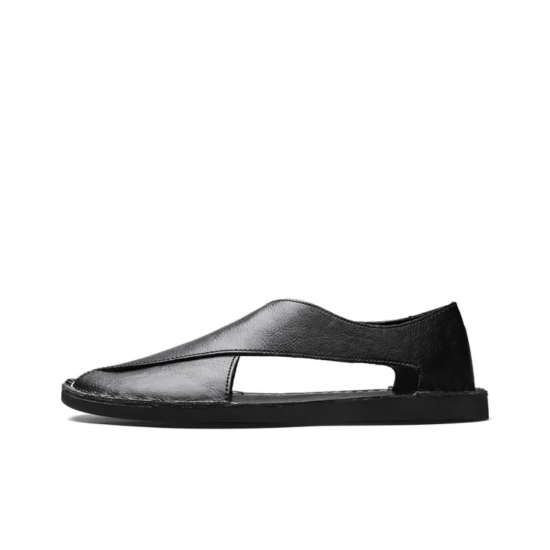 SENGUIBUCK Beach Sandals Men Brown/Black-3