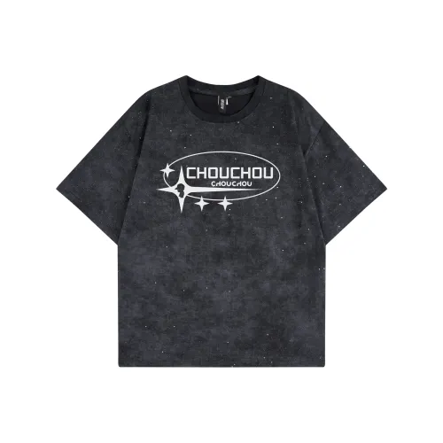 CHOUCHOUS Drop Shoulder Sleeve T Shirt Women's
