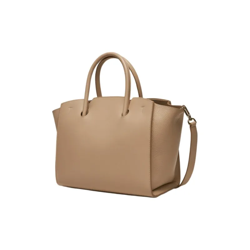 Furla Genuine Leather Tote Bag, Shopping Bag, Shoulder Bag, Handbag Medium Size Women's Light Umber-2