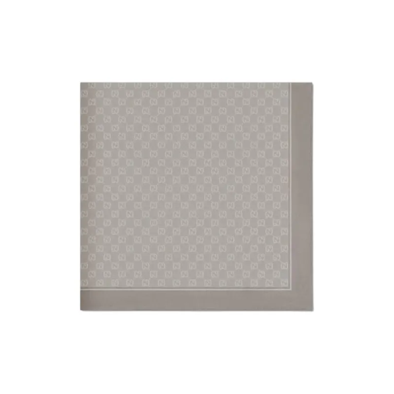 GUCCI Silk Scarves Women's Light Gray-1