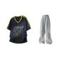 Navy Blue+Gray[Pants]