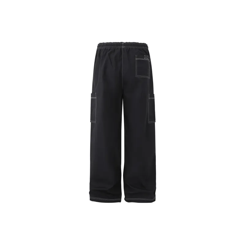 MRCYC Summer Casual Pants Unisex White/Black-5