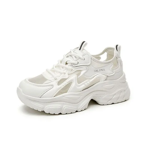 DAPHNE Breathable Low Top Chunky Sneakers Women's-4