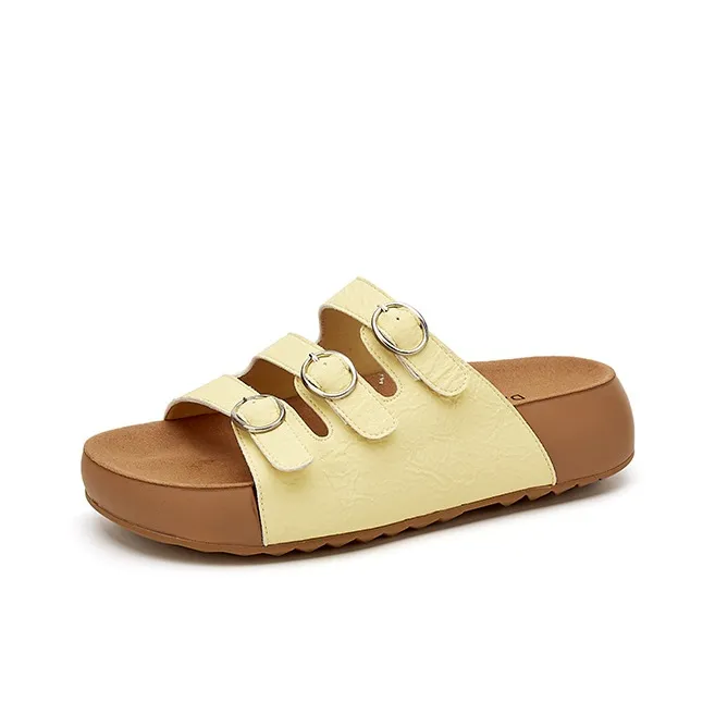DAPHNE Rubber Sole Quiet Slide Slippers Women's-1