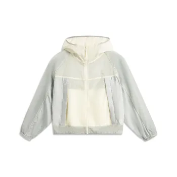 LiNing UV Protection Sun Protection Clothing Women's Pearl Mother White