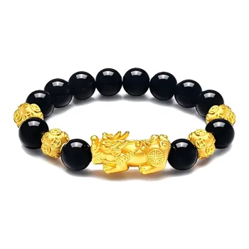 Blooming Petals Ebony Bracelets Unisex