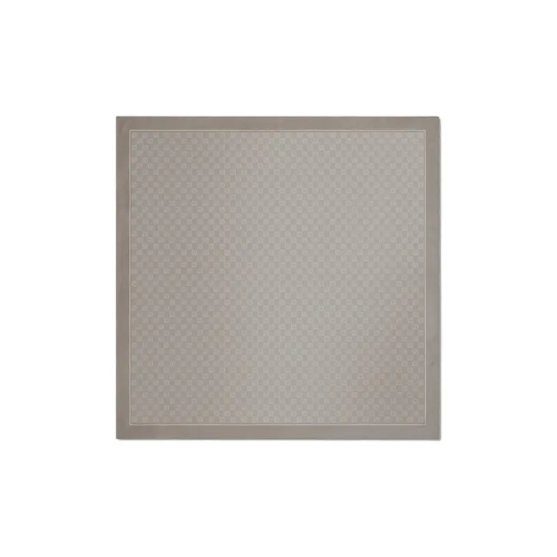 GUCCI Silk Scarves Women's Light Gray-0