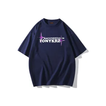 TONYKRZ T Shirt Unisex Navy Blue