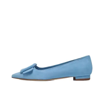 MANOLO BLAHNIK Maysalepump Casual Single Shoes Women's Blue