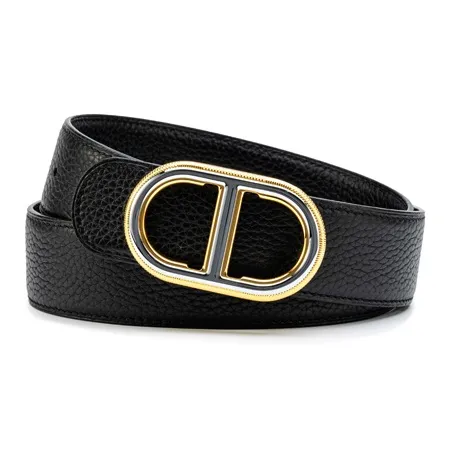 Chrisdien Deny Cow Leather Belts Men's 3.5CM-1