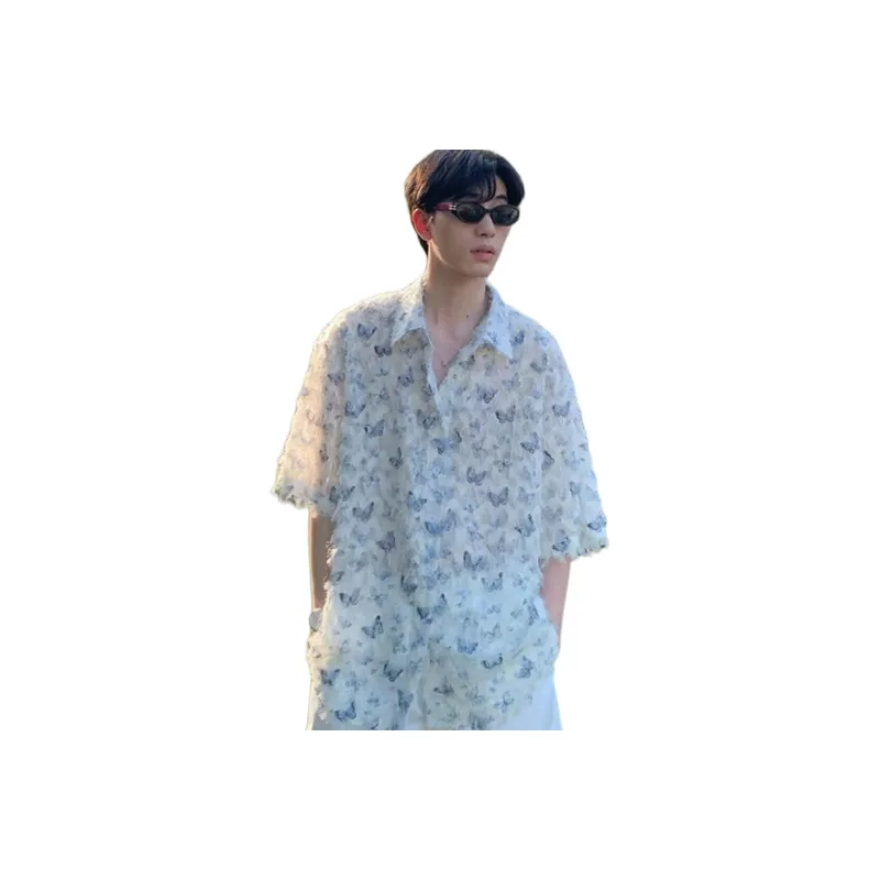 REXSHION Shirts Unisex Blue-1