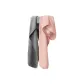 2 Pack]100% cotton Fleece Sports Towel (Gentleman Gray+Qixi Pink)