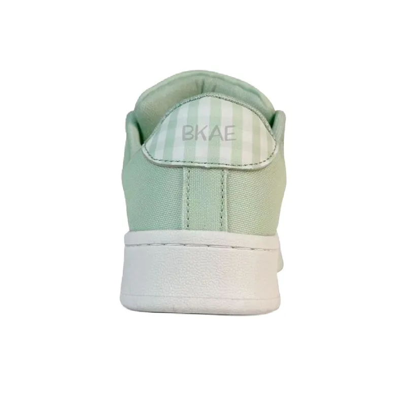 BKAE Abrasion Resistant, Lightweight, And Breathable Low Top Skateboard Shoes Unisex Pea Green-2