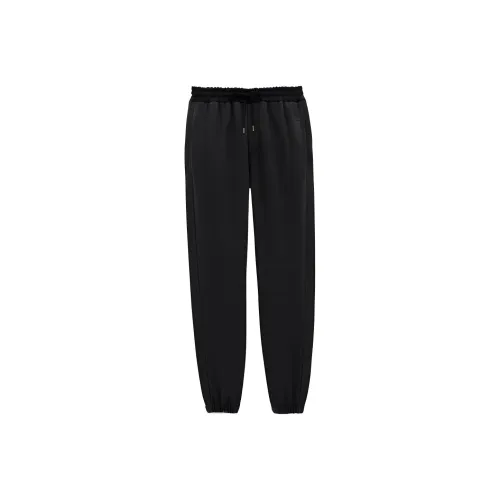 SAINT LAURENT Drawstring Straight Leg Trousers