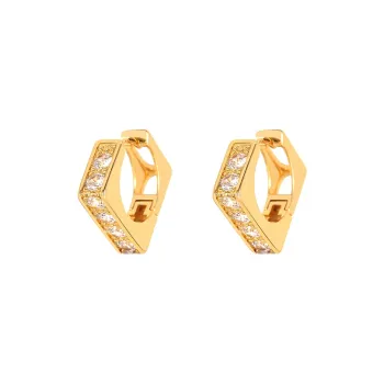 ONEKISS Gold Plated Copper Earrings Women's