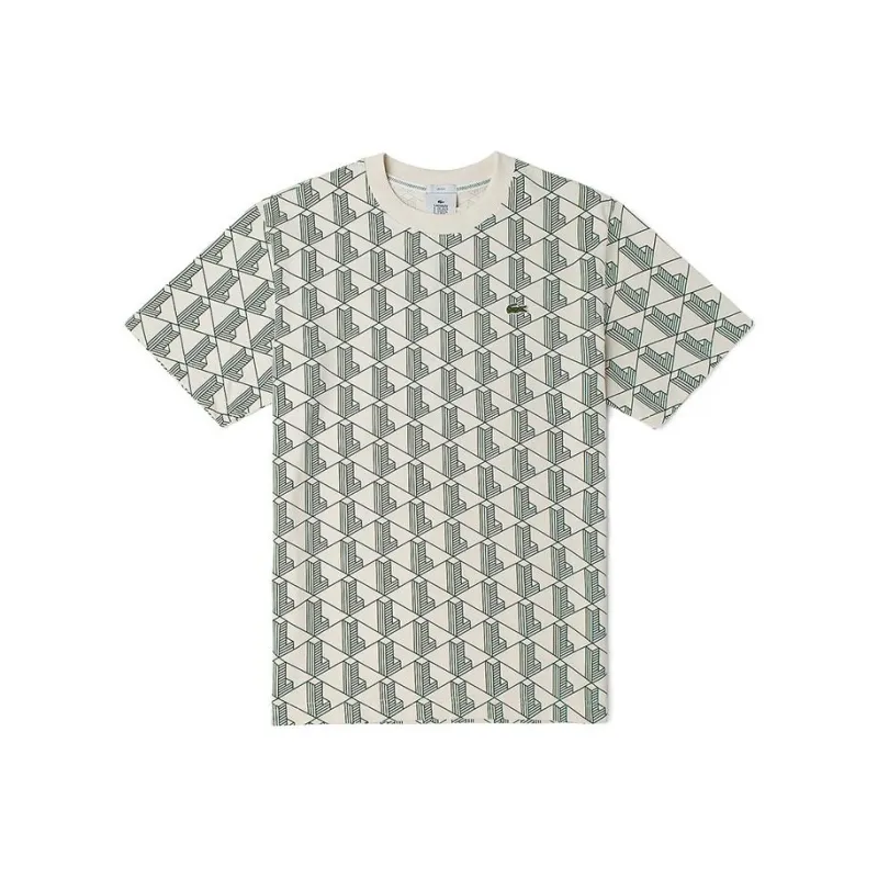 LACOSTE Monogram-print T-shirt-0