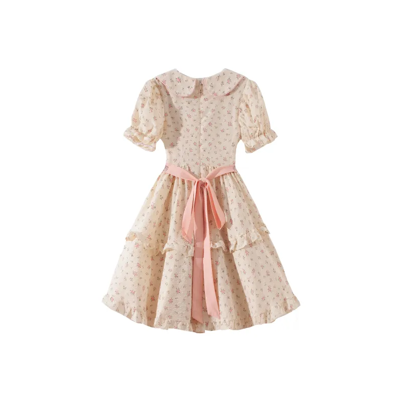 Mu Xiao Xin Short Sleeved Dress Women's-6