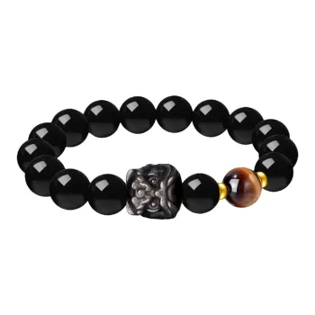 Master Kim Obsidian Bracelets Unisex