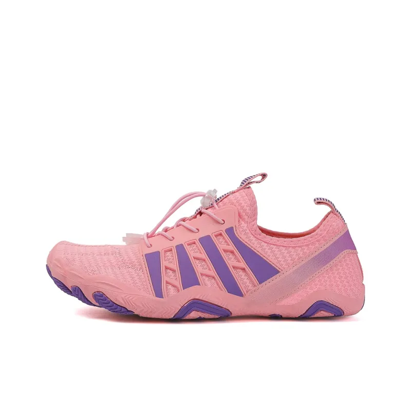 GESENLANG Slip Resistant, Abrasion Resistant, Lightweight River Trekking Shoes Women's Pink-0