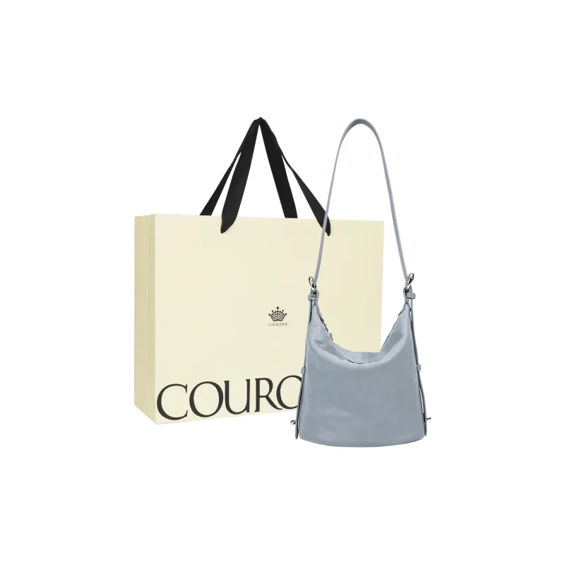 COURONNE Top Grain Cow Leather Shoulder Bag Regular Women's Multicolor-15