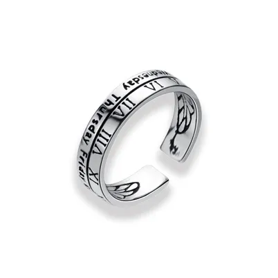 Datang Guoding S925 Silver Rings Unisex-4