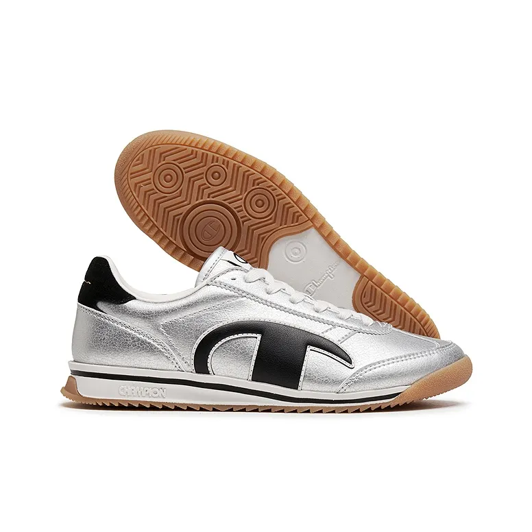 Champion Balance Low Top Running Shoes Women's Silver White/Black-1