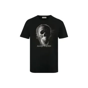Alexander McQueen Graphic Printed Crewneck T Shirt