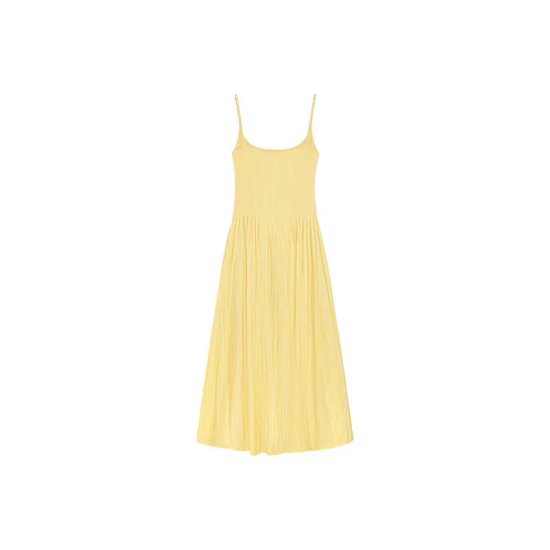 KYKW Slip Dresses Women's Yellow-1