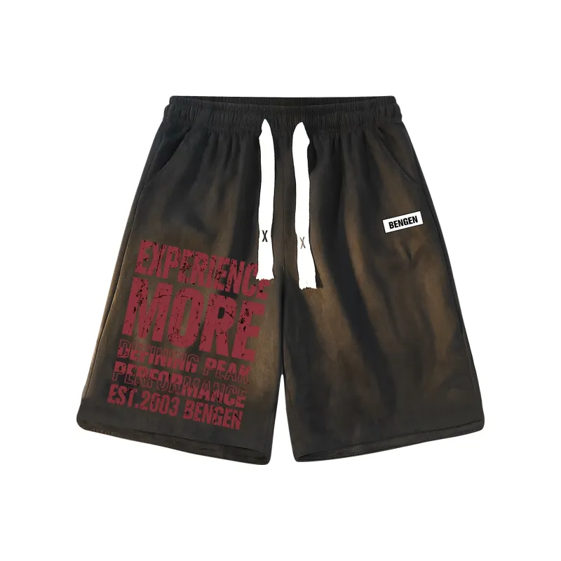 BENGEN Casual Shorts Unisex-16