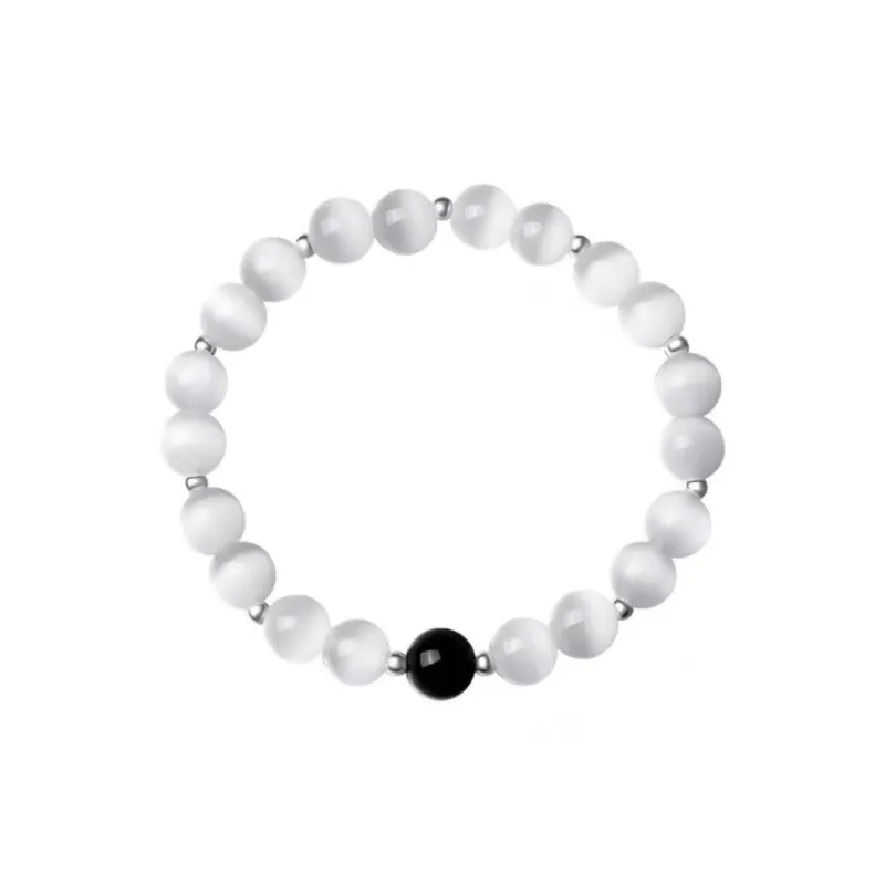 ZUIWENGLANGYASHANWENCHUANG Obsidian Jade Bracelets Unisex-4