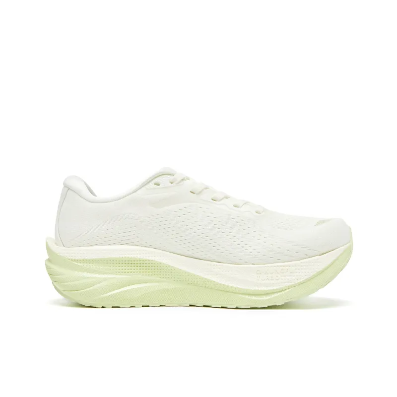 QIAODAN Navigation 600 Running Shoes Women's Low Top Ivory White/Apricot Pink-1