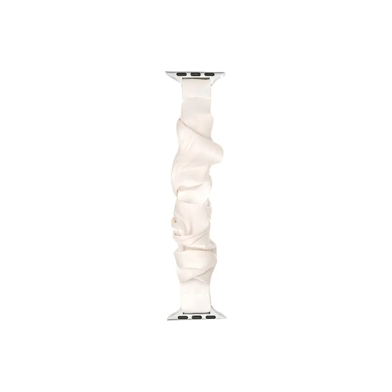 KVZUVUU Apple Compatibility Watch Band Spun Silk Material-0