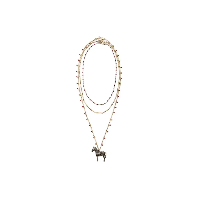 ZARA Metal Necklaces Women's Gold-1